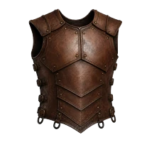Balanced Tanned Leather Breastplate