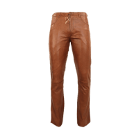 Balanced Thin Leather Trousers