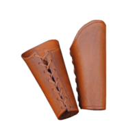 Rugged Thin Leather Vambraces