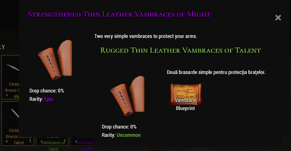 Vambraces now available