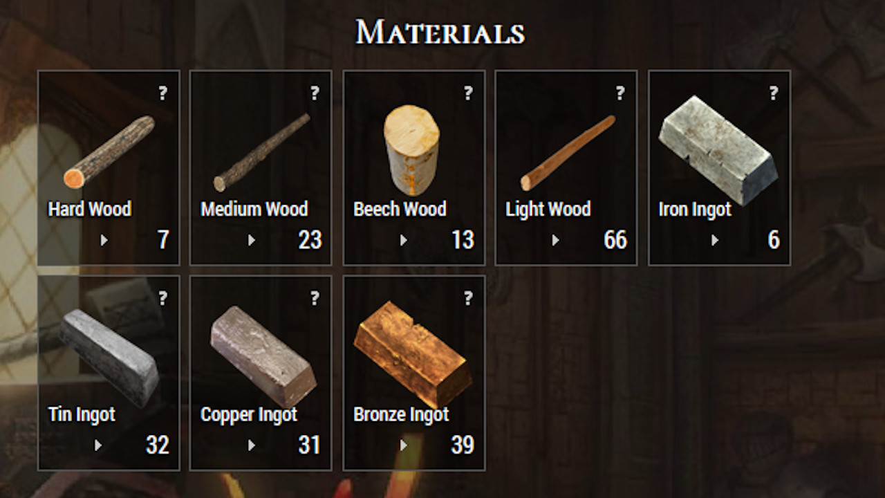 This Week: Crafting screen!